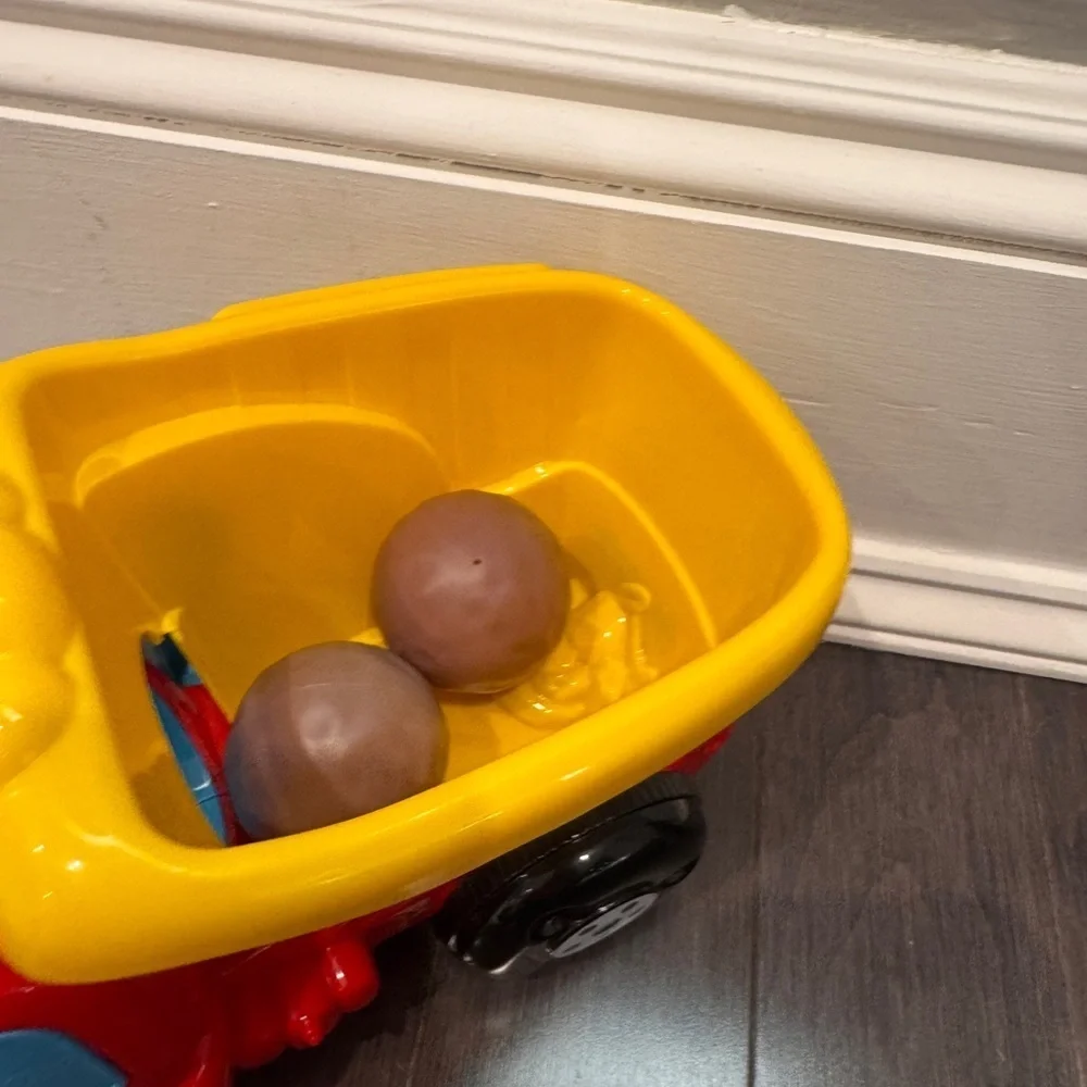 Vtech Drop & Go Red and Yellow Toy Dump Truck with Electronics